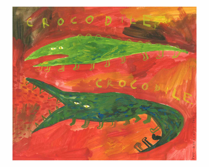 Crocodile Crocodile | Giclee Art Print