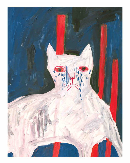 Crying Cat | Giclee Art Print