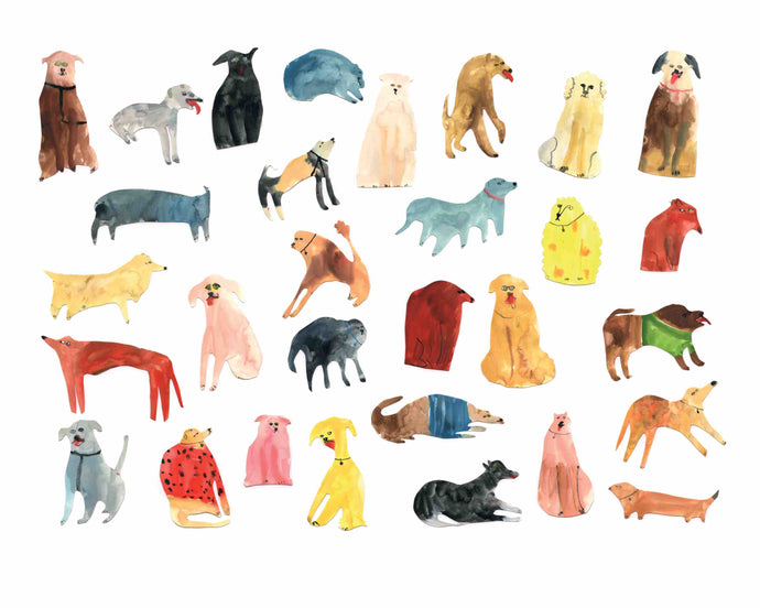 Some Dogs | Giclee Art Print