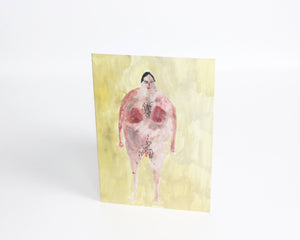 Funny valentines card || Naked Man