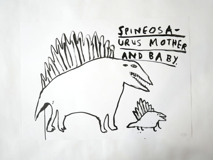 Spineosaurus Mother and Baby
