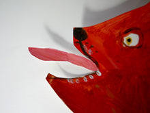 Red Beast Cutout Painting