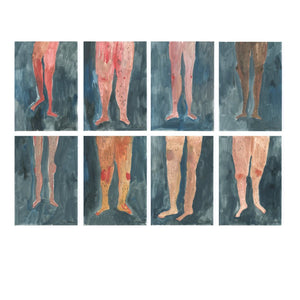 Original Faye Moorhouse Painting || LEGS ELEVEN 002