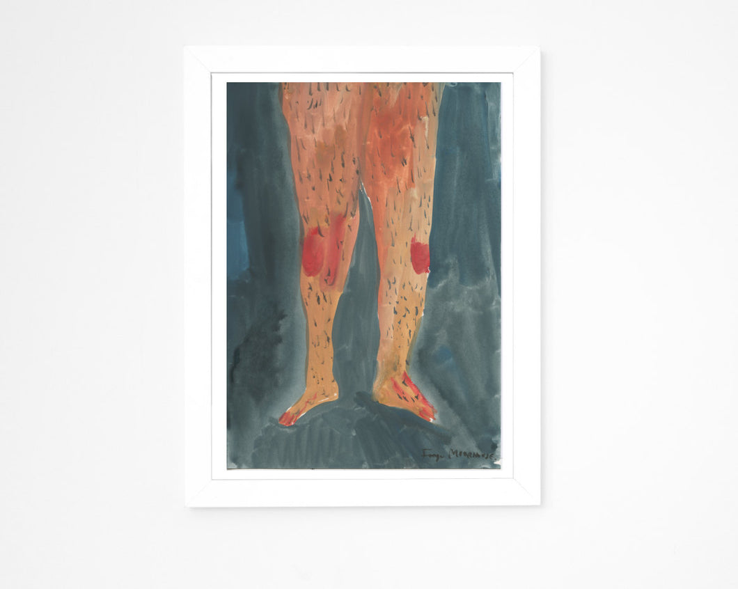 Original Faye Moorhouse Painting || LEGS ELEVEN 007