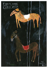 Limited Edition Hand Finished Art Print || Fierce Horse Fierce Horse || FAYE MOORHOUSE