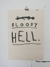 BLOODY HELL - Original Faye Moorhouse Ink Painting - A1 size - FREE worldwide shipping