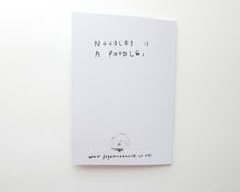 NOODLES - Limited Edition Comic Illustrated Zine by Faye Moorhouse