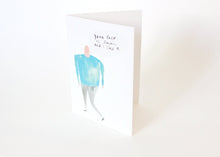Quirky Greetings Card - Your Face is Small and I Like It
