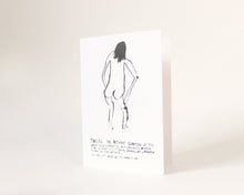 Twerking Lady - Quirky, funny and rude greetings / christmas /birthday / valentines day card